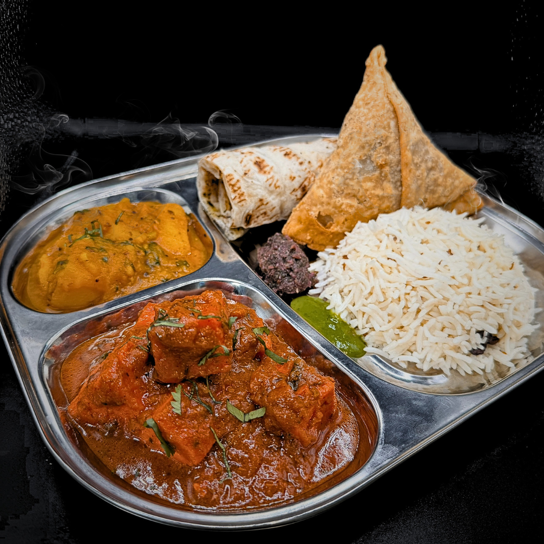 Traditional Indian Street Food Steam Train