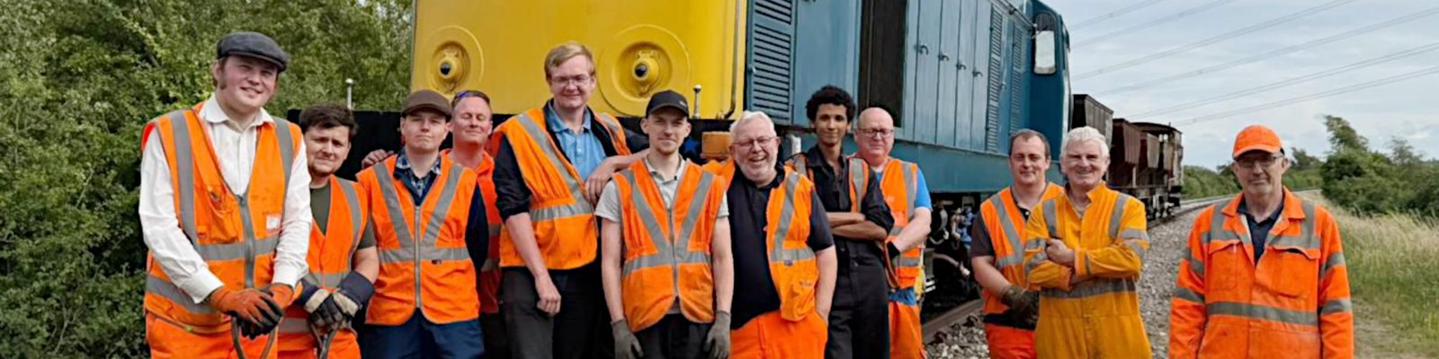 Volunteers at the Great Central Railway