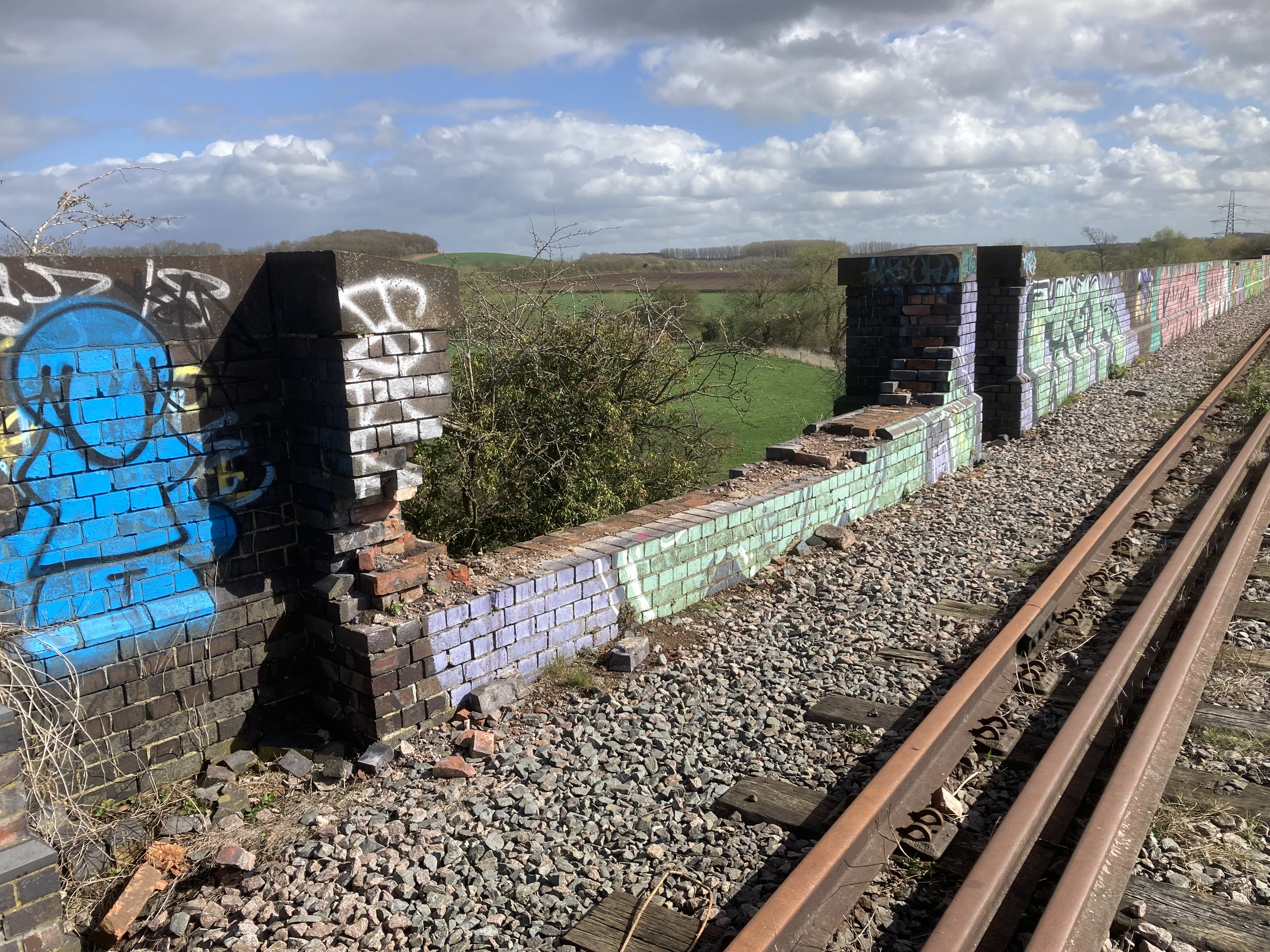 Getting ready to clean up Stanford Viaduct