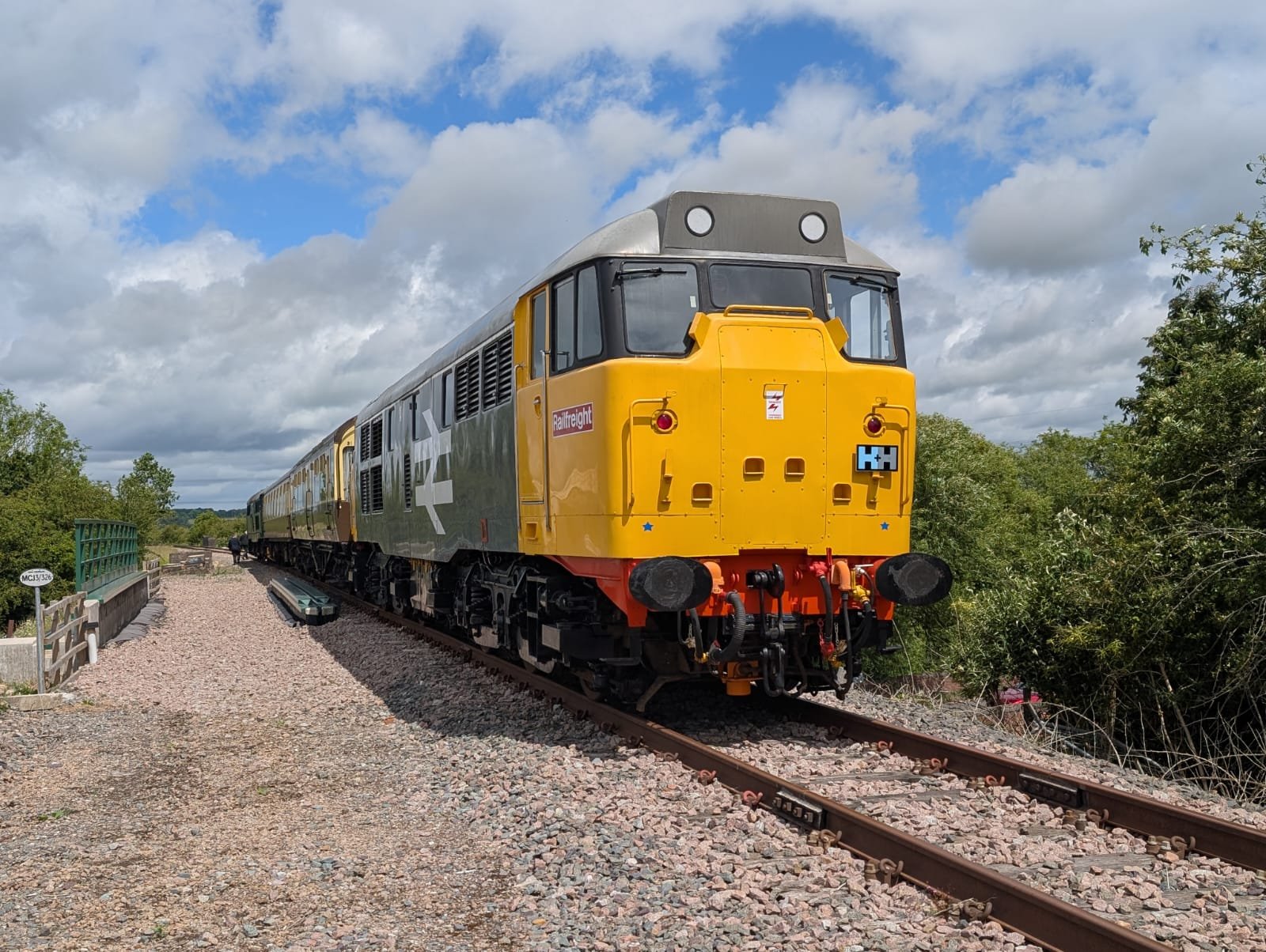 Class 31 210 ready for passenger train return