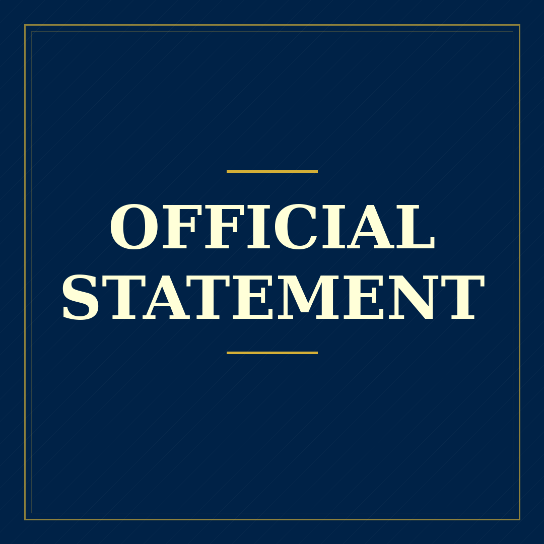 Statement regarding an incident at Great Central Railway (Nottingham)